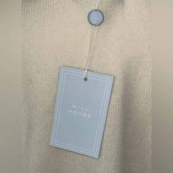 Hill House Cropped Silvia Sweater in Cream - Picture 5 of 6